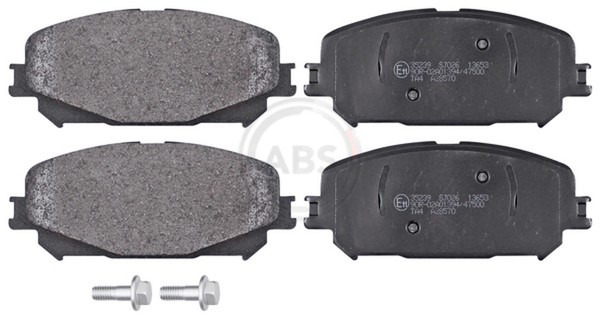 A.B.S. Bremsbelagsatz Scheibenbremse 35239 FüR Megane B9A Renault Espace ScÉNic-image