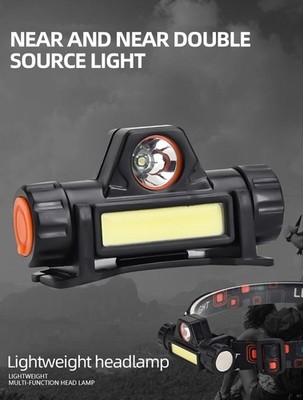 USB wiederaufladbare LED Stirnlampe superhelle wasserdichte Stirnlampe UK