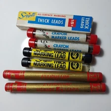 Mechanical Pencil Thick Lead And Marking Lead Lot Eversharp Scripto