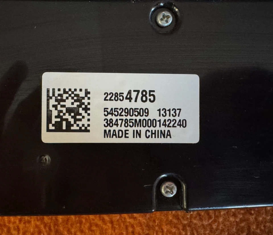 2013 CHEVROLET MALIBU MANUAL TEMPERATURE CONTROL OEM (P)22854785 — 第 4/4 张图片