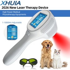12W Portable Touch Screen Cold Laser Therapy Machine for Pets Humans Pain Relief