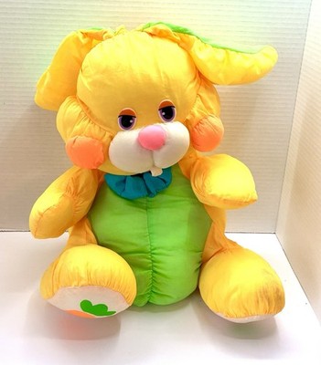 Vintage 1990 s DanDee Puffalump Style Bunny Rabbit 18  Plush! Neon Colors