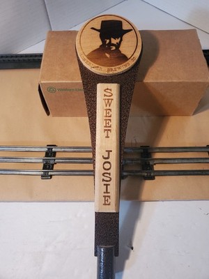 Rare Lonerider Brewing Co. Craft Beer Tap Handle Sweet Josie Metal & Wood