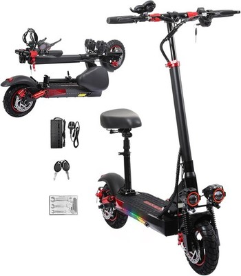 Elektroroller for Adults E-Scooter Foldable 48V/15Ah 10 ZOLL E-Scooter mit Sitz