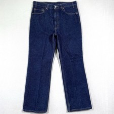 Vintage Levis Jeans Mens 36x30 517 Bootcut Boot Cut 90s Y2K Dark Wash Denim