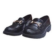Steve Madden Lando Black Loafers Kids Size 3