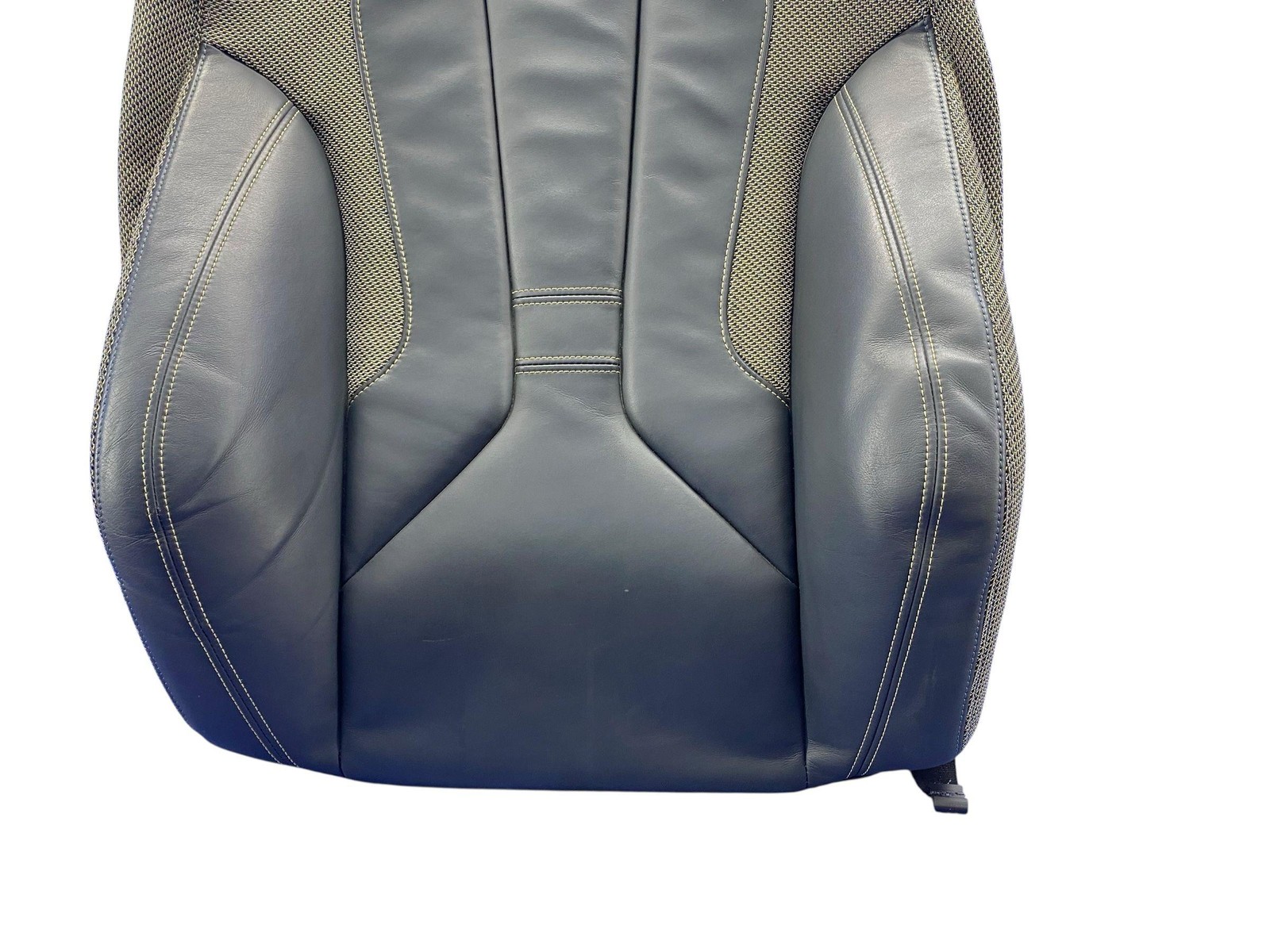2014-2019 BMW I8 FRONT RIGHT UPPER SEAT CUSHION W/ BAG GRAY LEATHER OEM