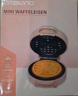 Ambiano Mini Waffeleisen 550W Schmetterling