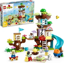 LEGO DUPLO 3in1 Tree House 10993 Creative Building Toy for Toddlers, 8 Figures