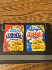 1988 and 1989 Topps Baseball (2) Unopened Wax Packs