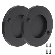 3 Inch Sliding Barn Door Handle Round Finger Flush Pulls Recessed Hardware