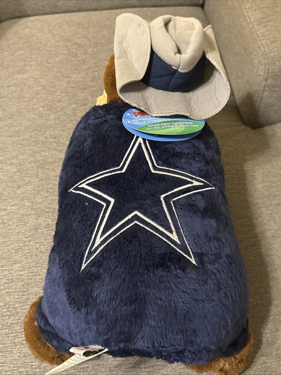 PILLOW PETS NFL FOOTBALL DALLAS COWBOYS FOLDING COWBOY PLUSH DOLL
