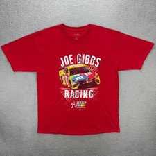Kyle Busch #18 T Shirt Mens Extra Large Red 2017 Joe Gibbs Racing Nascar M&Ms 3