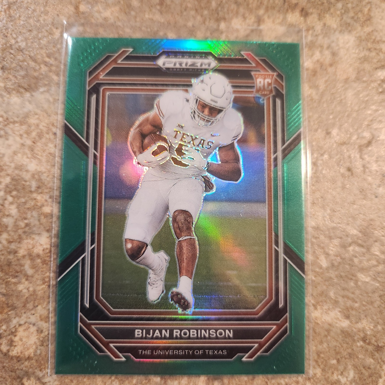2023 Panini Prizm Draft Picks - Bijan Robinson #115 Green Prizm (RC)