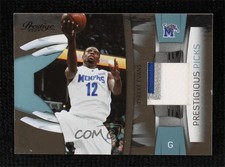 2009 Panini Prestige Prestigious Picks Platinum /100 Tyreke Evans #50 Patch 0m5n