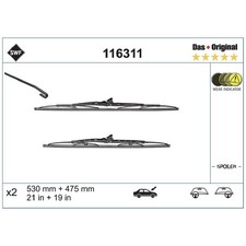 Scheibenwischer Set vorne für Seat Cordoba 6L2 Ibiza 3 6L1 | 23915189