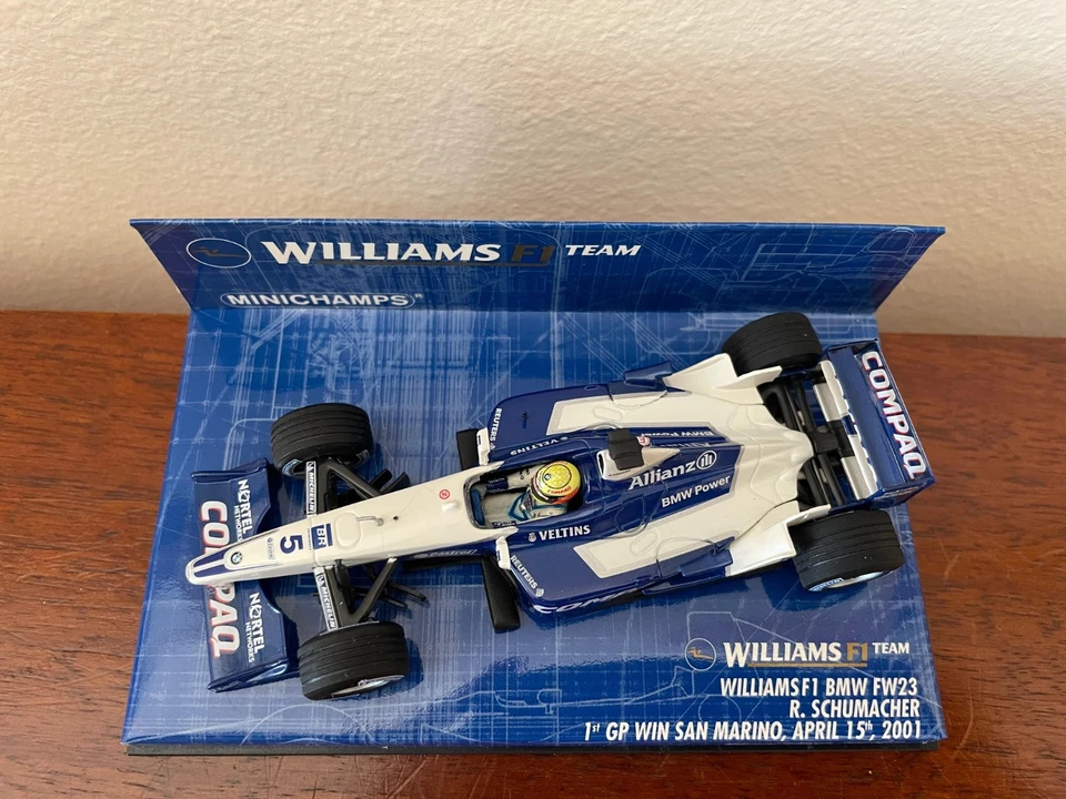 Minichamps 1:43 Williams BMW FW23 Ralf Schumacher 2001 San Marino GP - Immagine 3 di 4
