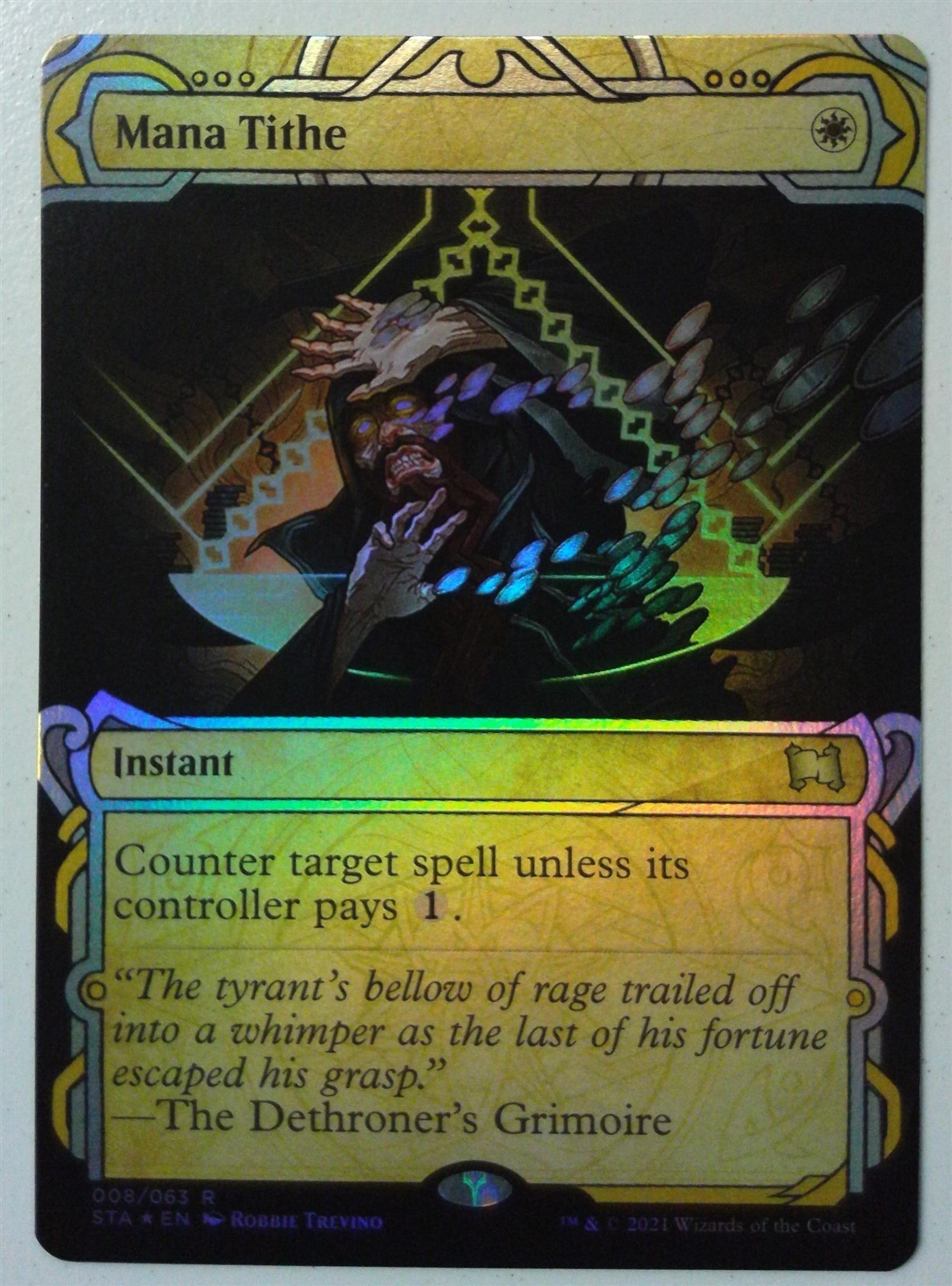 Mana Tithe *FULL FOIL Rare* Magic MtG x1 Strixhaven Mystical Archives