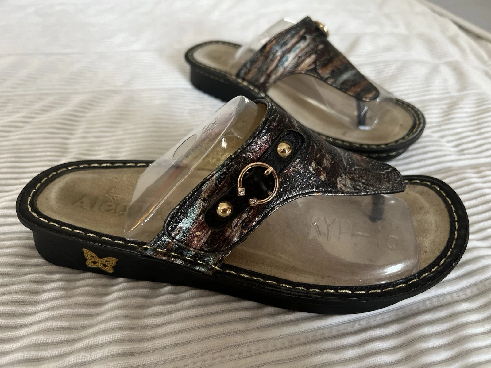 VANS Sandali infradito infradito Alegria Vanessa donna US 8 EU 38 metallizzati Van252