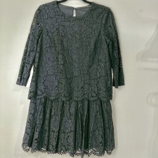 FRNCH Nordstrom Black Floral Lace Dress Layered Short Women’s S