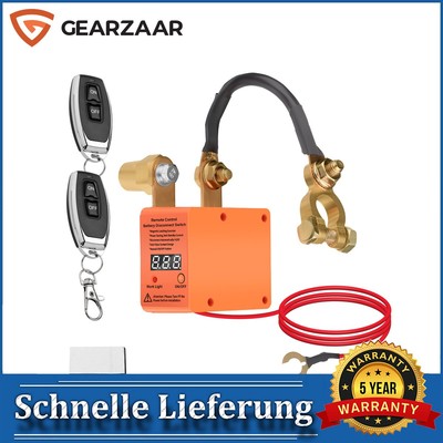 Doppelte Fernbedienung Remote Batterietrennschalter 12V / 24V 12V 240A