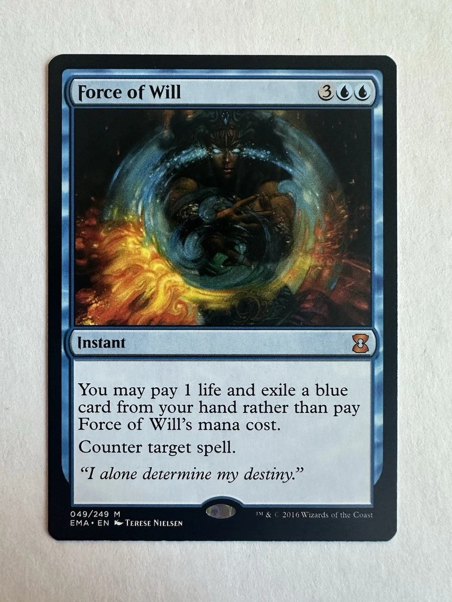 Force of Will Near Mint or Better Individual Trading Card Games