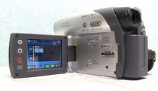Tested Sony Handycam DCR-DVD105 Touch Panel RW DVD Recorder W/ Disc  Charger