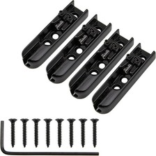 4Pcs Bass Guitar Bridge Individual Bass Bridge Tailpiece Single String Bass Bri