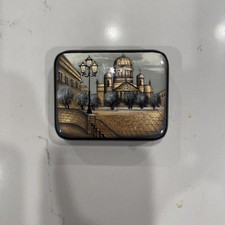 Fedoskino Russian Lacquer Box- Vudargyit’s St. Petersburg Scene