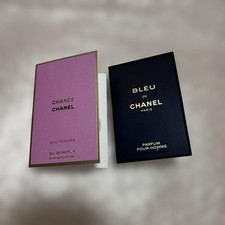 Chanel Chance & Bleu de Chanel Perfume Sample Set 1.5ml Each New