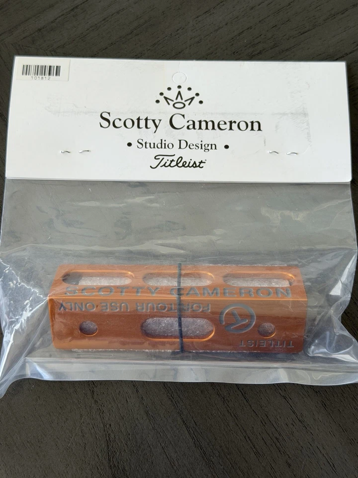 Herramienta Titleist Scotty Cameron Putting Path Orange Circle T Tour solo uso NUEVO B3 Foto 3 de 4