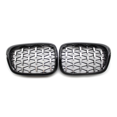 For BMW E39 5-Series 99-03 Meteor Latest Style Front Kidney Grille US - Picture 2 of 9