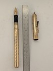 Conklin Size 5 Gold Chevron Fountain Pen 14k Flexible Gold Nib Restored — photo 3