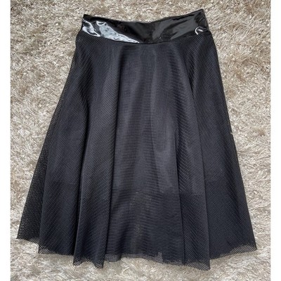Supermuse Skirt Womens Small Grunge Goth Whimsigoth Rave Punk Midi Net Cosplay