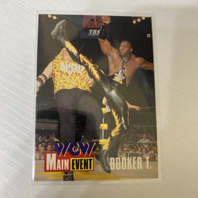 1995 WCW CARDZ Main Event Wrestling Booker T. RC Rookie Card #16 Harlem Heat WWE