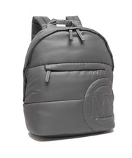 NEW 368 Michael Kors Rae Soft Quilted MK Backpack HEATHER GREY, With Tags