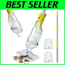 Powerful Cordless Pool Cleaner with 59'' Pole - Ideal for Easy Pool Maintenance