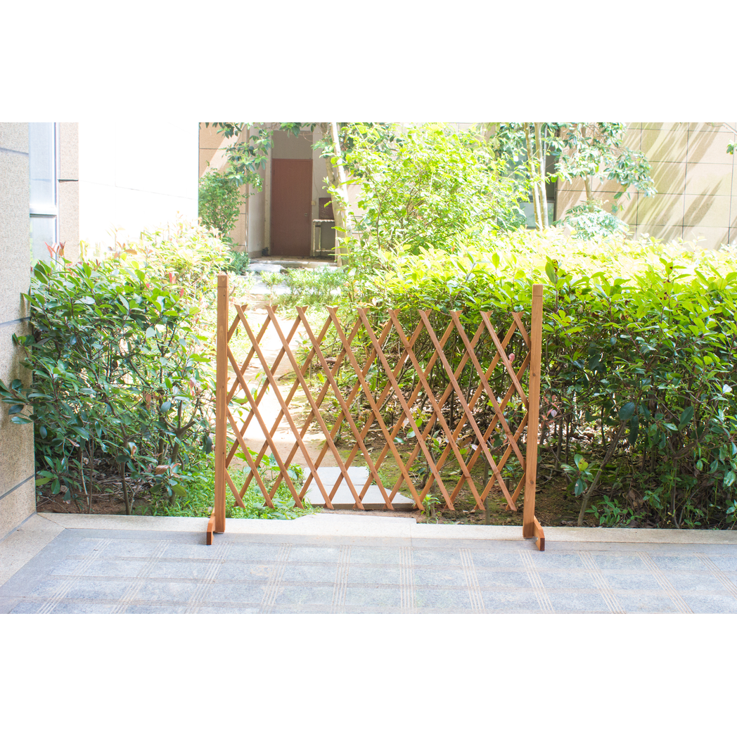 Avilo - Garden Trellis Fence Panel - Solid Fir Wood - 3 x 5ft - Image 2