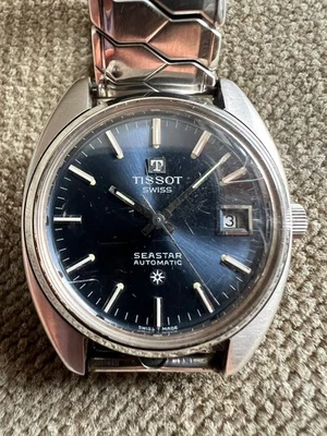 Vintage Tissot Seastar Automatic Armbanduhr Stahl - 36 mm ca. 1968 - Bild 1 von 4