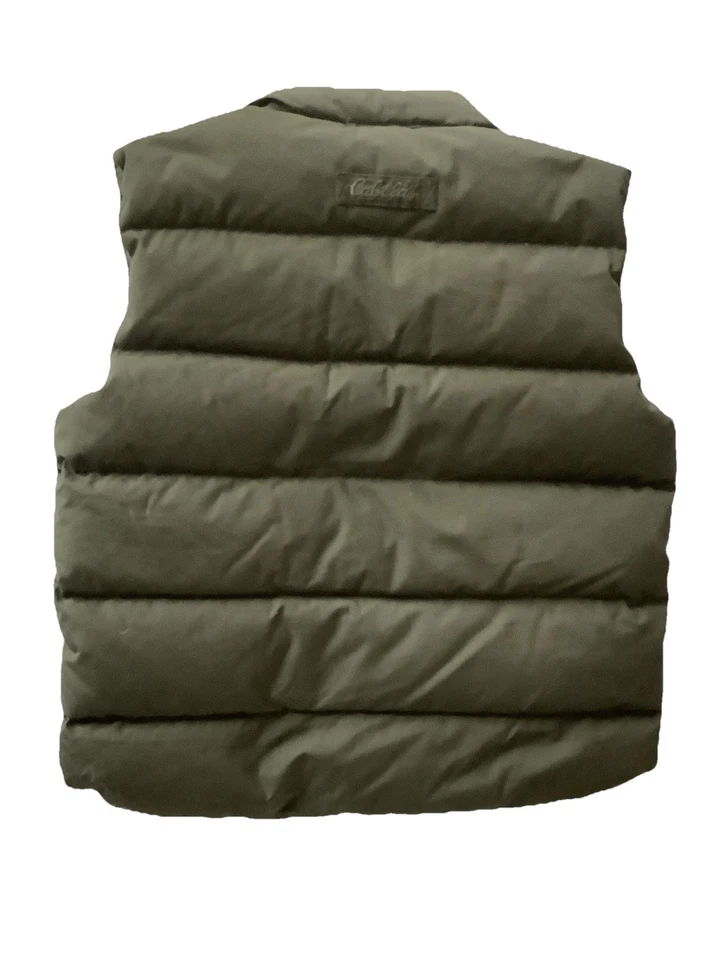 Cabelas Puffer Vest Men’s L Green Premier Northern Goose Down Full Zip ~EXC!! - Image 3 of 3