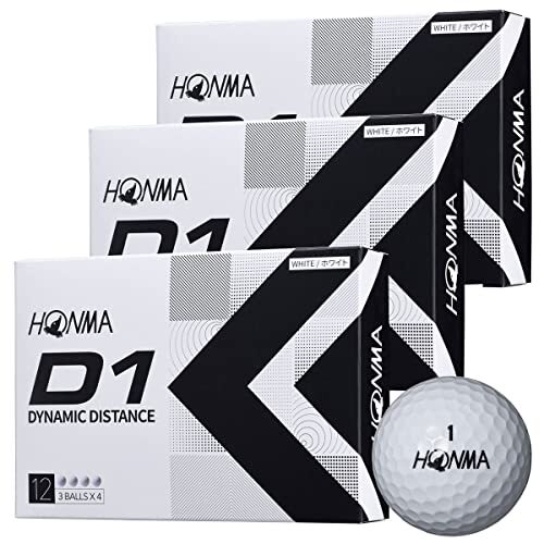 HONMA Golf D1 BT2201 Golf Ball White 3 Dozen Set 36 Balls eBay
