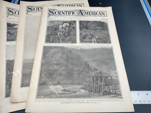9X Vtg Scientific American magazines All from 1905 March-Sep #1666 - Picture 19 of 24