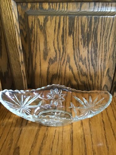 Vintage Anchor Hocking Banana Boat Dish Relish Early American Prescut EAPC - Picture 2 of 4