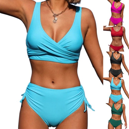 Women Swimsuit Push Up Bikini Set Padded Swimwear Swimming Costume Bathing Suit- - Picture 4 of 17