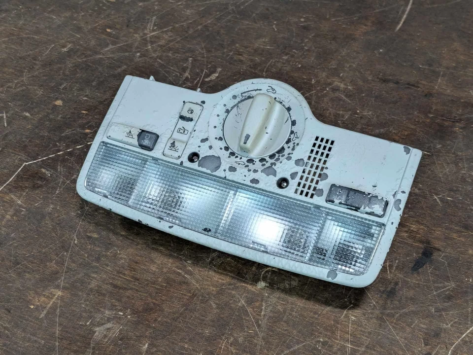 2002-2008 Volkswagen Passat Dome Reading Lamp Sunroof Switch * worn finish - Image 3 of 4