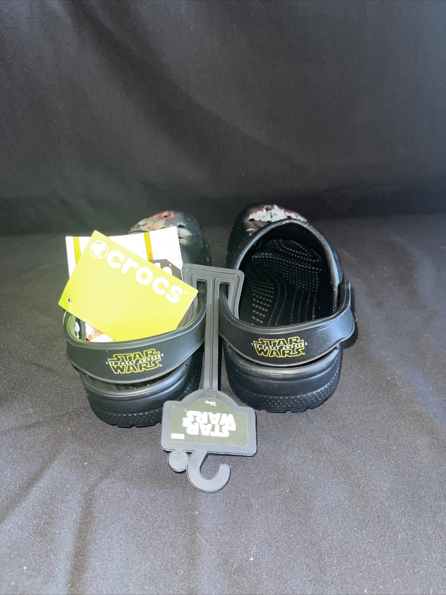 Crocs Star Wars Black Classic New Character Men's 7 Women 9