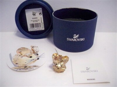 置物 Swarovski Mouse Replica SWAROVSKI REPLICA MOUSE 5244443 GOLDEN SHADOW 2016 LIMITED EDITION