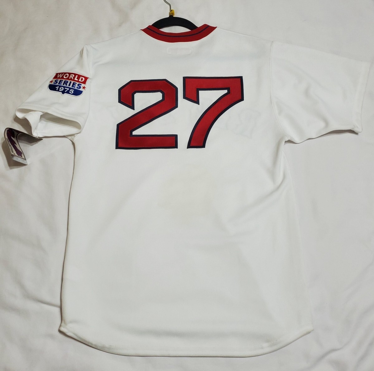 AUTHENTIC MITCHELL AND NESS, 40 MEDIUM, CARLTON FISK, BOSTON RED