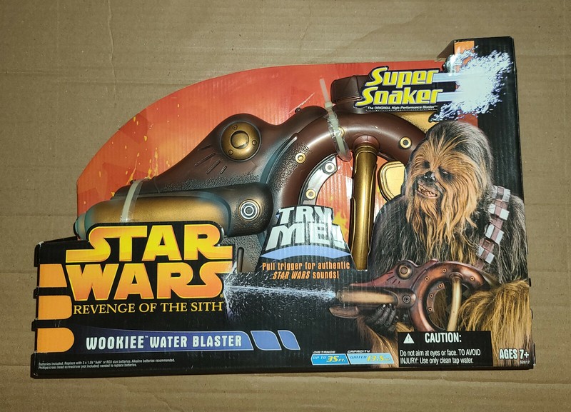 Star Wars Super Soaker Wookiee Water Blaster, NEW; Hasbro, Cosplay