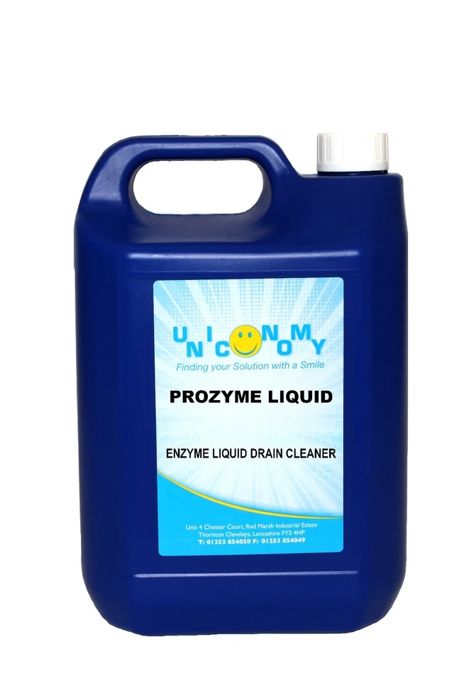 PAL-UK Prozyme Liquid Industrial Strength Cleaner Toilets Drains Pipes Unblocker 5L
